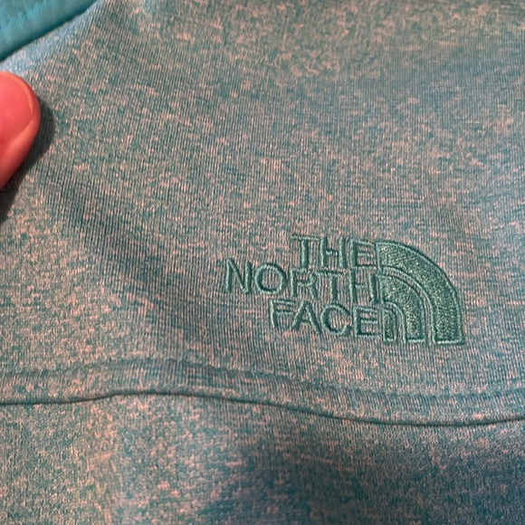 EUC teal North Force zip-up - Picture 2 of 8